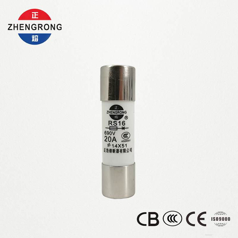 14*51mm 500V 20A RS16 Zekering met hoog breekvermogen