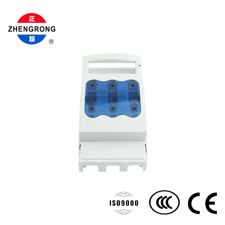3-polige zekeringlastscheider 160A 690V DIN-rail