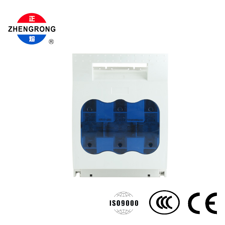 3-polige zekeringlastscheider 250A 690V DIN-rail