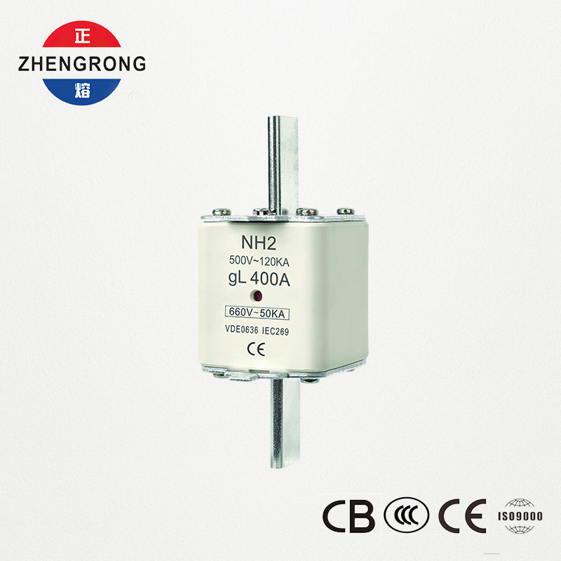 CE- en IEC-gecertificeerde zekeringverbinding NH2 660V 400A Hoog uitschakelvermogen