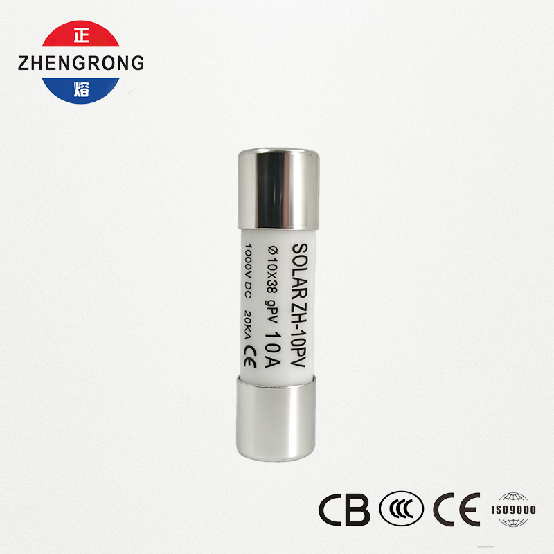 Aangepaste 10 * 38 10A zonnepaneel-resetzekeringverbindingen voor fotovoltaïsche zonne-energie