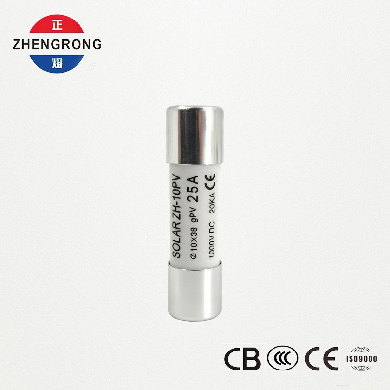 Aangepaste 10 * 38 25A zonnepaneel-resetzekeringverbindingen voor fotovoltaïsche zonne-energie