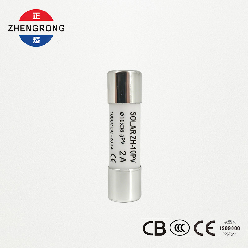 Aangepaste 10 * 38 2A zonnepaneel-resetzekeringverbindingen voor fotovoltaïsche zonne-energie