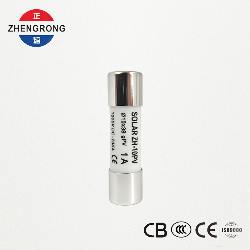 Aangepaste 10 * 38 1A zonnepaneel-resetzekeringverbindingen voor fotovoltaïsche zonne-energie