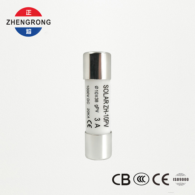 Aangepaste 10 * 38 3A zonnepaneel-resetzekeringverbindingen voor fotovoltaïsche zonne-energie