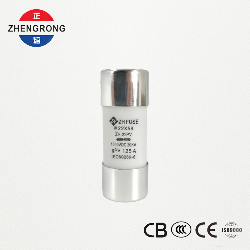 Aangepaste 22 * ​​58 125A zonnepaneel-resetzekeringverbindingen voor fotovoltaïsche zonne-energie