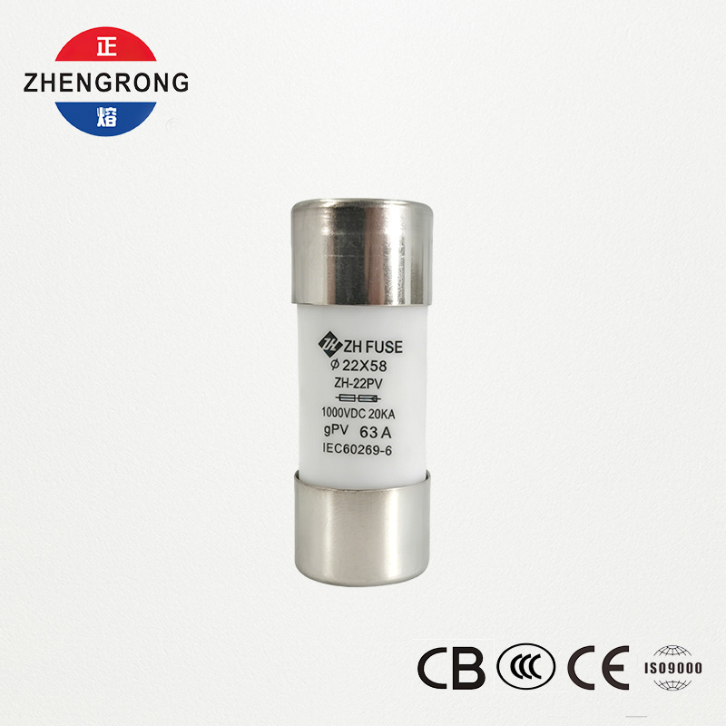 Aangepaste 22 * ​​58 63A zonnepaneel-resetzekeringverbindingen voor fotovoltaïsche zonne-energie