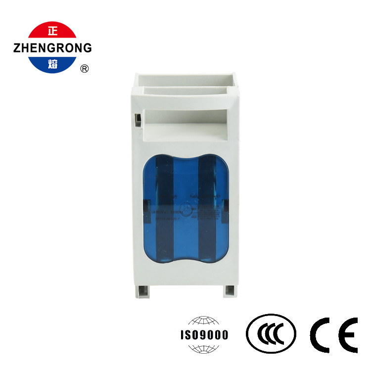 DIN-rail zekeringhouder NH00 160A Messchakelaar-zekeringhouder