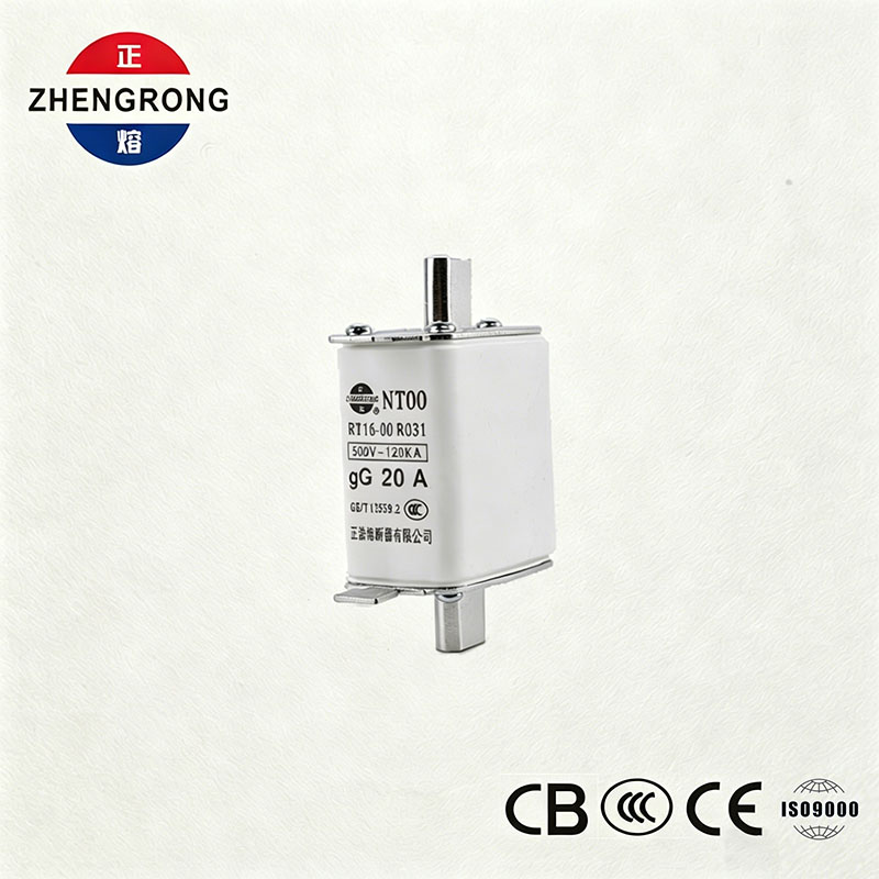 Hoge uitschakelcapaciteit NT00 20A zekering - 500V 120kA keramische gG-zekeringverbinding