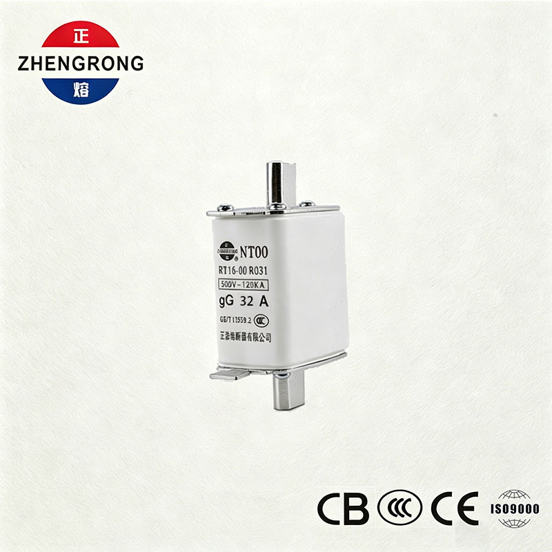 Hoge uitschakelcapaciteit NT00 32A zekering - 500V 120kA keramische gG-zekeringverbinding