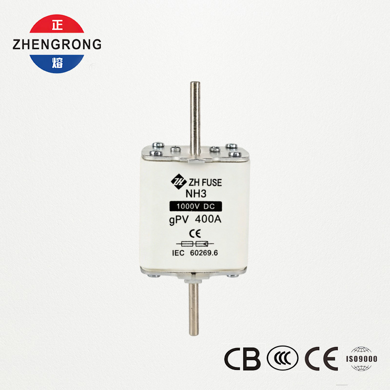 NH3 1000V DC 400A gPV-zekering voor zonne-PV-systemen