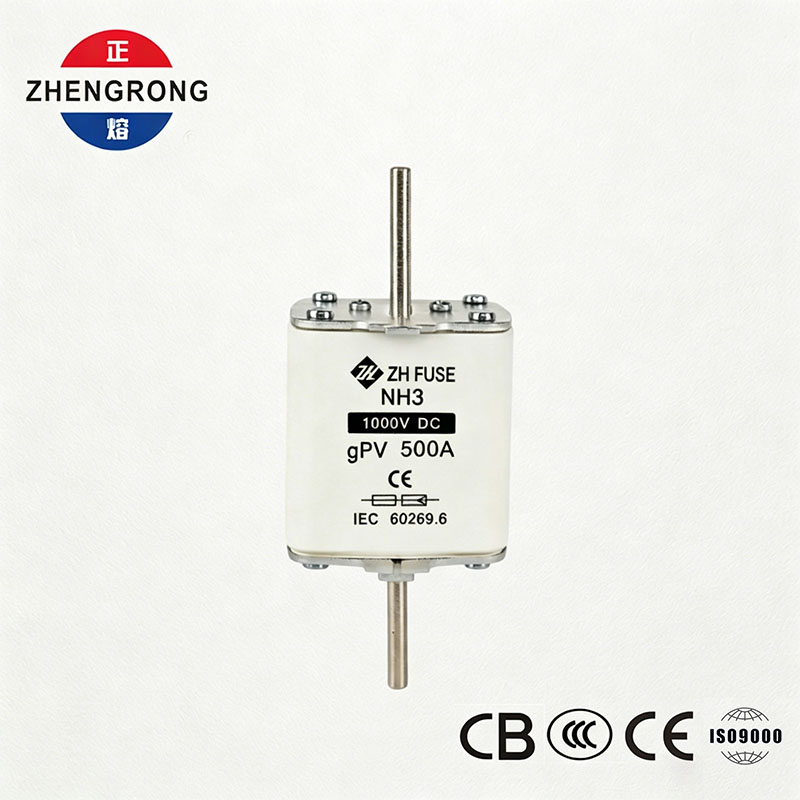 NH3 1000V DC 500A gPV-zekering voor zonne-PV-systemen