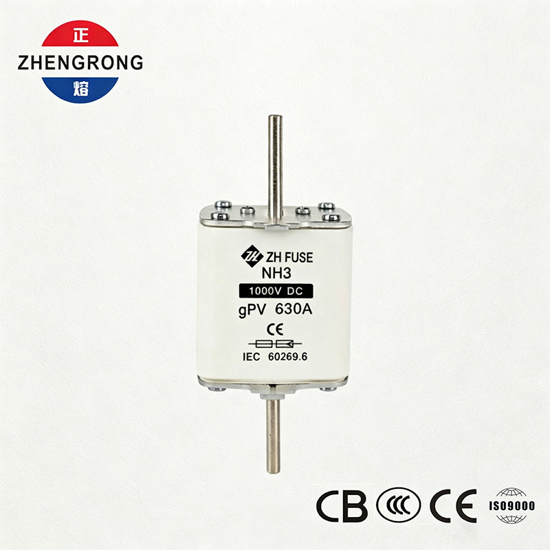 NH3 1000V DC 630A gPV-zekering voor zonne-PV-systemen