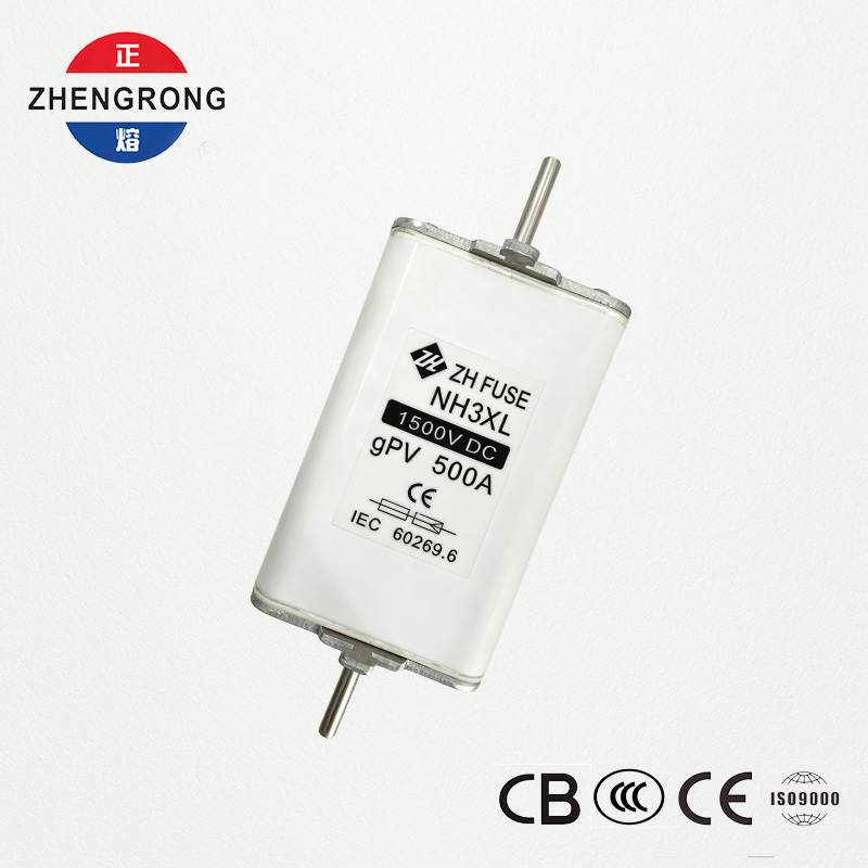 NH3XL 500A 1500V DC gPV fotovoltaïsche zekeringverbinding - IEC 60269.6 gecertificeerd