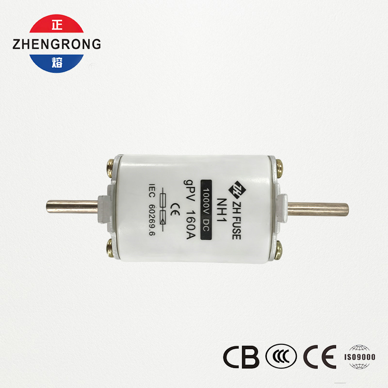 PV DC-zekering NH1 160A 1000V | CE & IEC 60269.6 goedgekeurd voor zonnepanelen