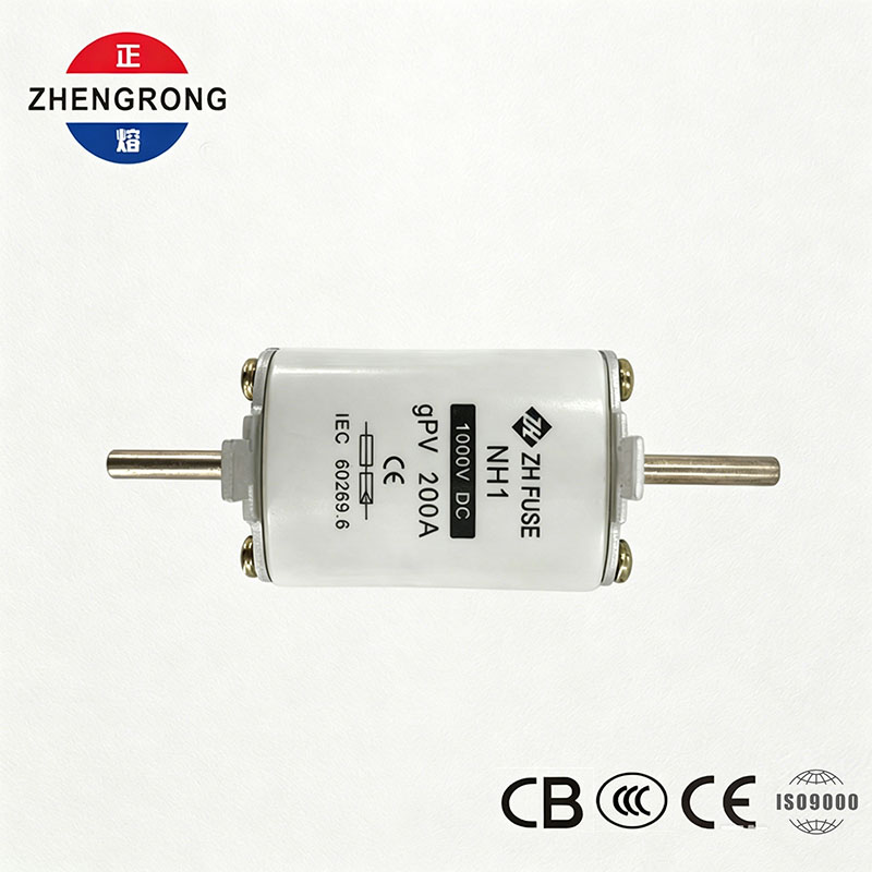PV DC-zekering NH1 200A 1000V | CE & IEC 60269.6 goedgekeurd voor zonnepanelen