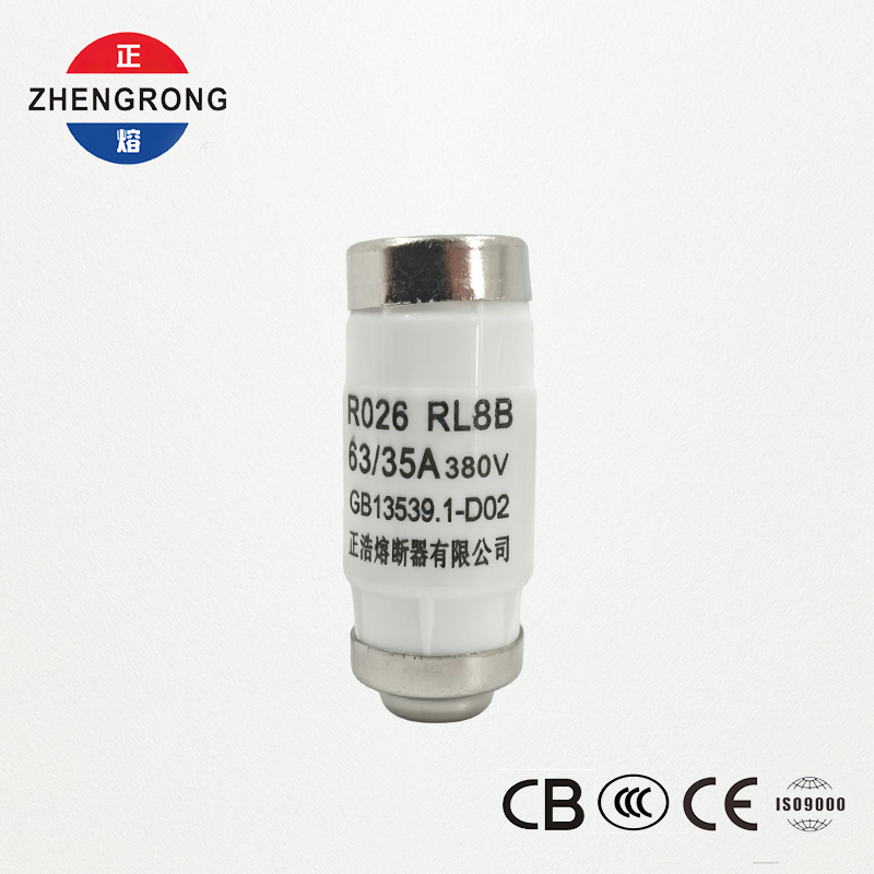 RL8B R026 35A 380V D02 Cilindrische zekering
