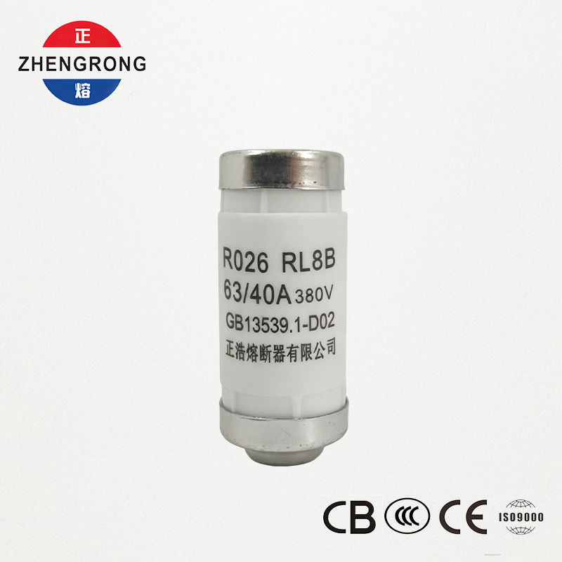 RL8B R026 40A 380V D02 Cilindrische zekering