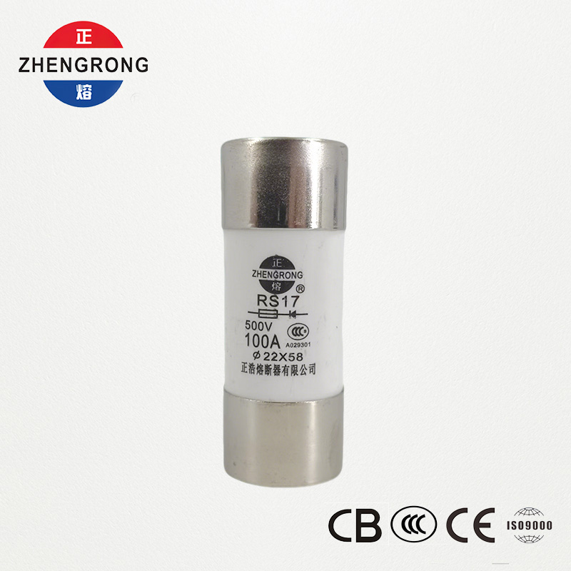 RS17 100A 500V Cilindrische snelwerkende zekering | 22*58mm | CCC-gecertificeerd