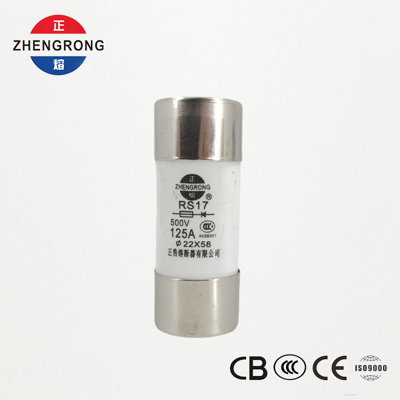 RS17 125A 500V Cilindrische snelwerkende zekering | 22*58mm | CCC-gecertificeerd