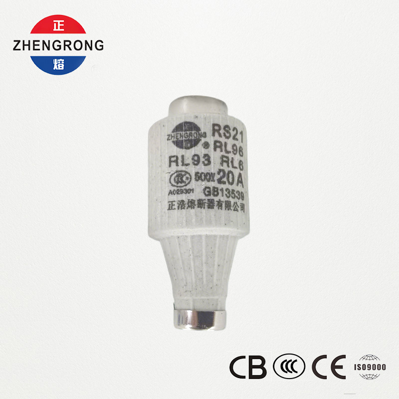 RS21 20A 500V snelwerkende schroefzekering
