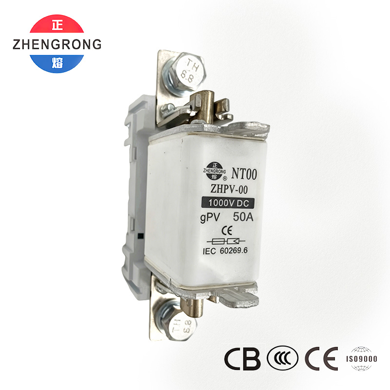ZHPV-00 50A 1000V DC fotovoltaïsche beveiligingszekering - CE-gecertificeerd