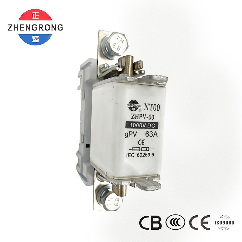 ZHPV-00 63A 1000V DC fotovoltaïsche beveiligingszekering - CE-gecertificeerd